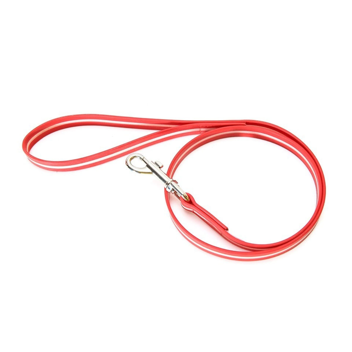 JULIUS-K9 IDC Rope, lesă fosforescentă cu mâner câini, cauciuc, 19mm x 1.2m JULIUS-K9 IDC Rope, lesă fosforescentă  cu mâner câini, cauciuc, 19mm x 1.2m, roșie