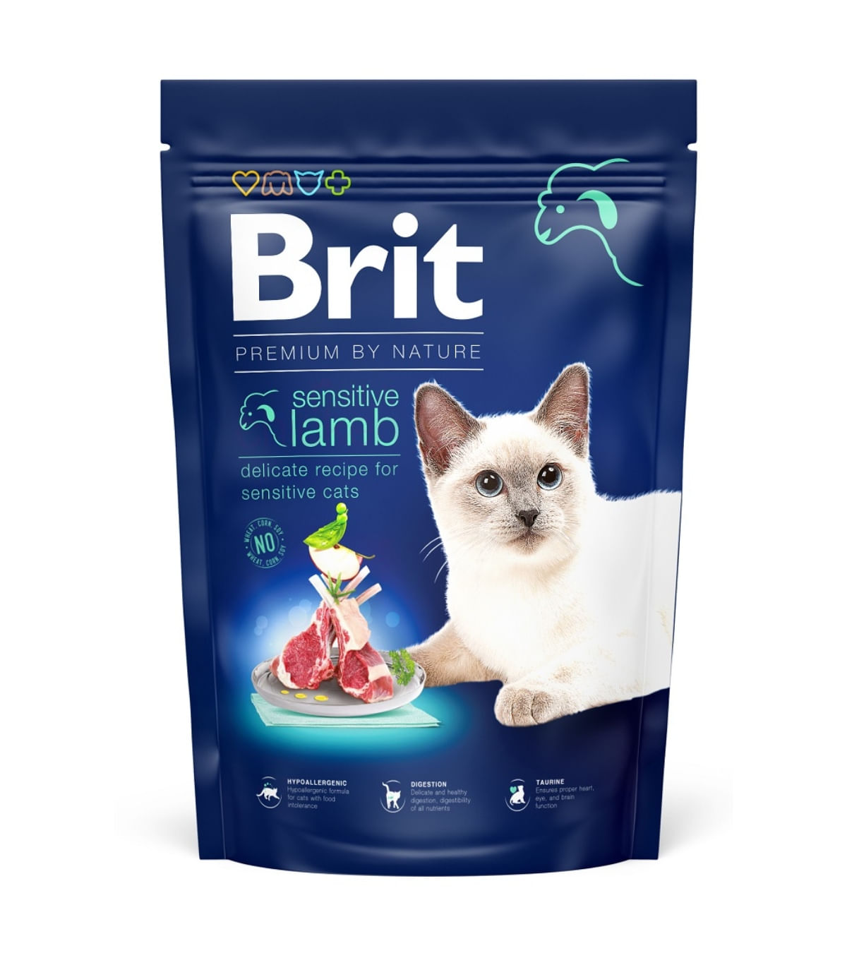 BRIT Premium by Nature Sensitive, Miel, hrană uscată pisici, sensibilități digestive, 1.5kg