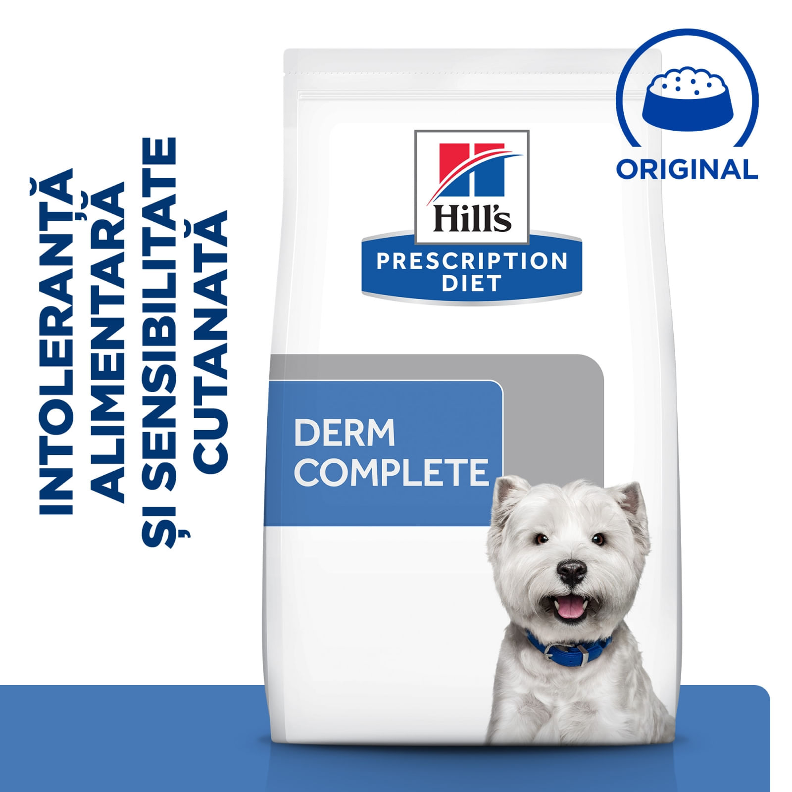 HILL&#039;S Prescription Diet Derm Complete Mini, dietă veterinară câini, hrană uscată, afecțiuni dermatologice HILL&#039;S Prescription Diet Derm Complete Mini, dietă veterinară câini, hrană uscată, piele &amp; blana, 1kg