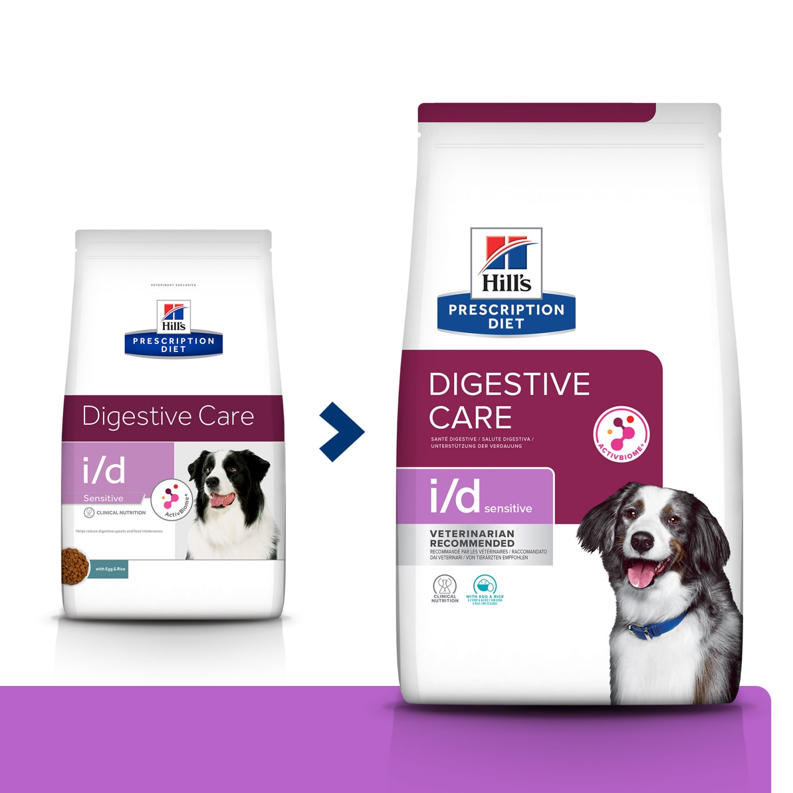 HILL&#039;S Prescription Diet i/d Sensitive Digestive Care, Ou și Orez, dietă veterinară câini, hrană uscată, sensibilități digestive HILL&#039;S Prescription Diet i/d Sensitive Digestive Care, Ou și Orez, dietă veterinară câini, hrană uscată, sistem digestiv, 4kg