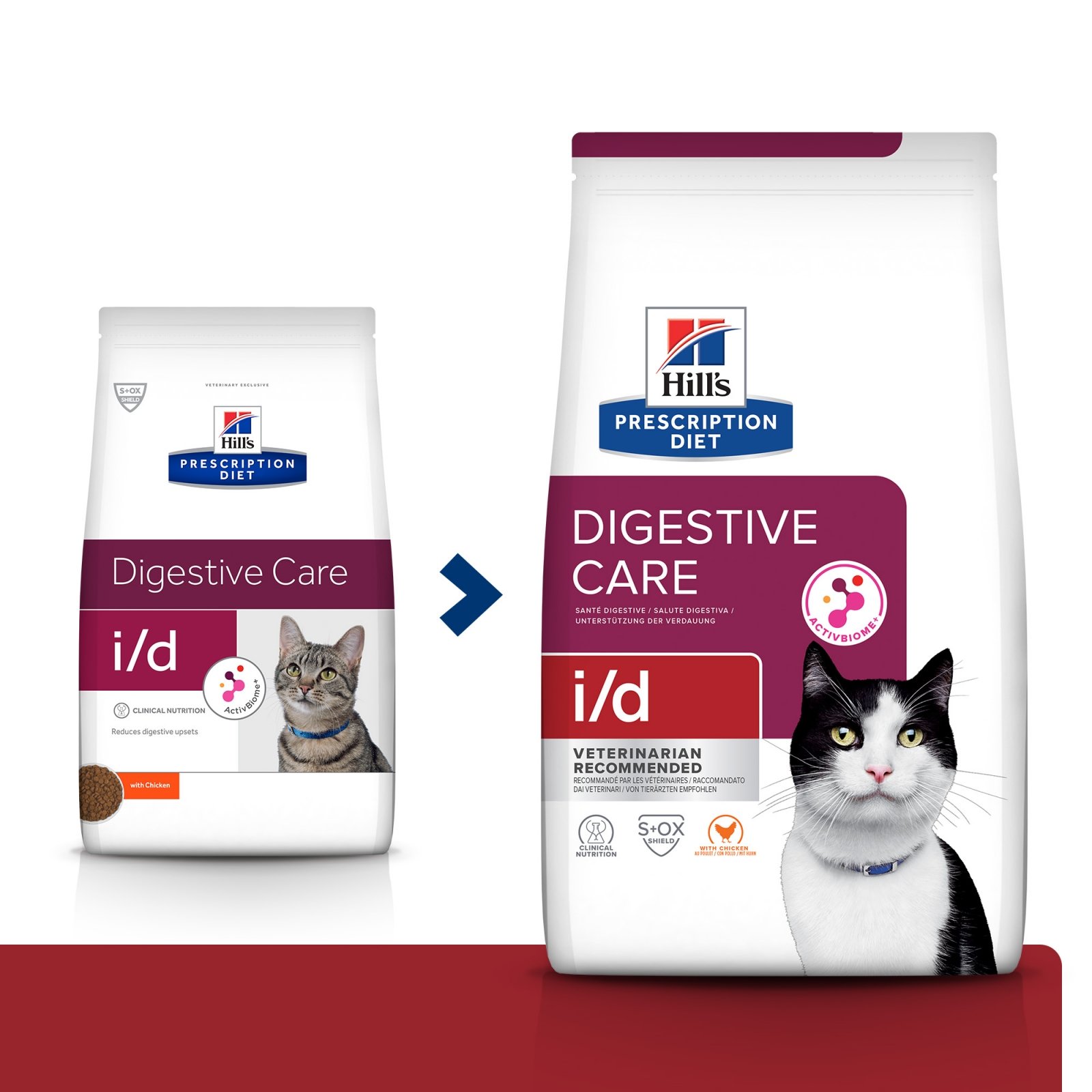 HILL\'S Prescription Diet i/d Sensitive Digestive Care, Pui, dietă veterinară pisici, hrană uscată, sensibilități digestive HILL\'S Prescription Diet i/d Sensitive Digestive Care, Pui, dietă veterinară pisici, hrană uscată, sistem digestiv, 1.5kg