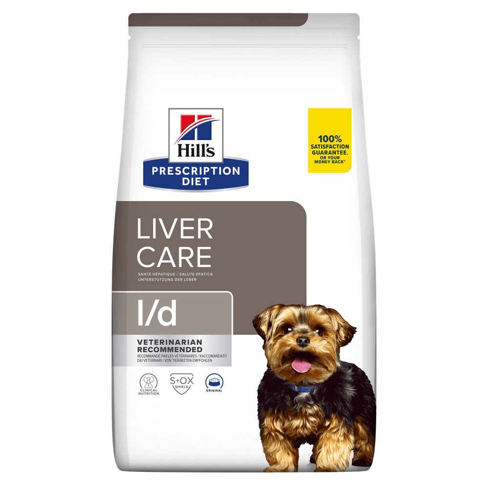 HILL\'S Prescription Diet l/d, dietă veterinară câini, hrană uscată, afecțiuni hepatice HILL\'S Prescription Diet l/d Liver Care, dietă veterinară câini, hrană uscată, sistem hepatic, 4kg