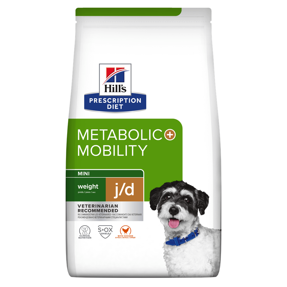 HILL\'S Prescription Diet Metabolic + Weight Mini, dietă veterinară câini, hrană uscată, afecțiuni metabolice (obezitate) HILL\'S Prescription Diet Metabolic + Mobility Mini, dietă veterinară câini, hrană uscată, metabolism (obezitate si diabet), sistem ar - 1 | YEO