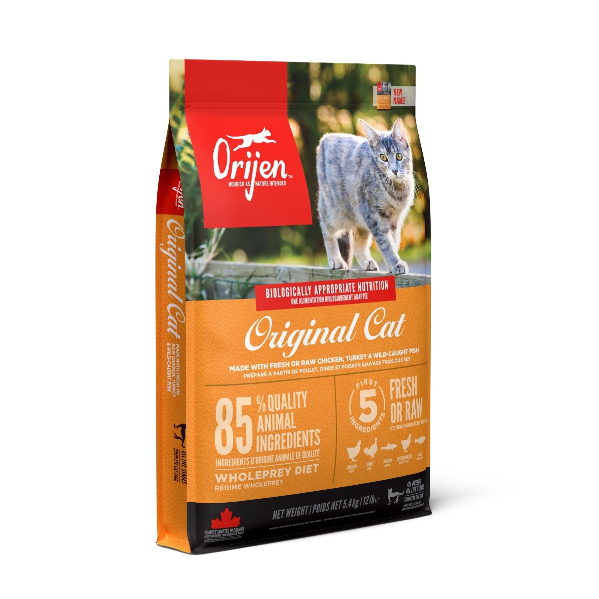 ORIJEN Original Adult Cat, hrană uscată fără cereale pisici, 5.4kg - 2 | YEO