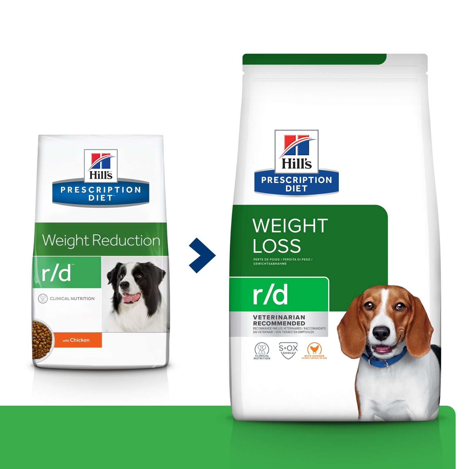 HILL\'S Prescription Diet r/d Weight Loss, Pui, dietă veterinară câini, hrană uscată, scădere în greutate HILL\'S Prescription Diet r/d Weight Loss, Pui, dietă veterinară câini, hrană uscată, metabolism (obezitate si diabet), 1.5kg - 1 | YEO