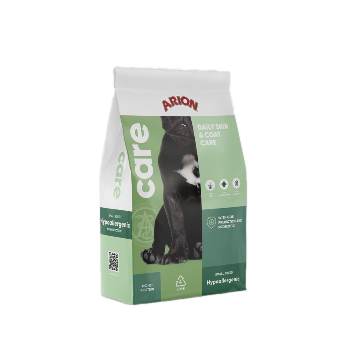 ARION Care Hypoallergenic XS-S, Somon, hrană uscată câini, sensibilități digestive, piele și blană, 7.5kg - 1 | YEO