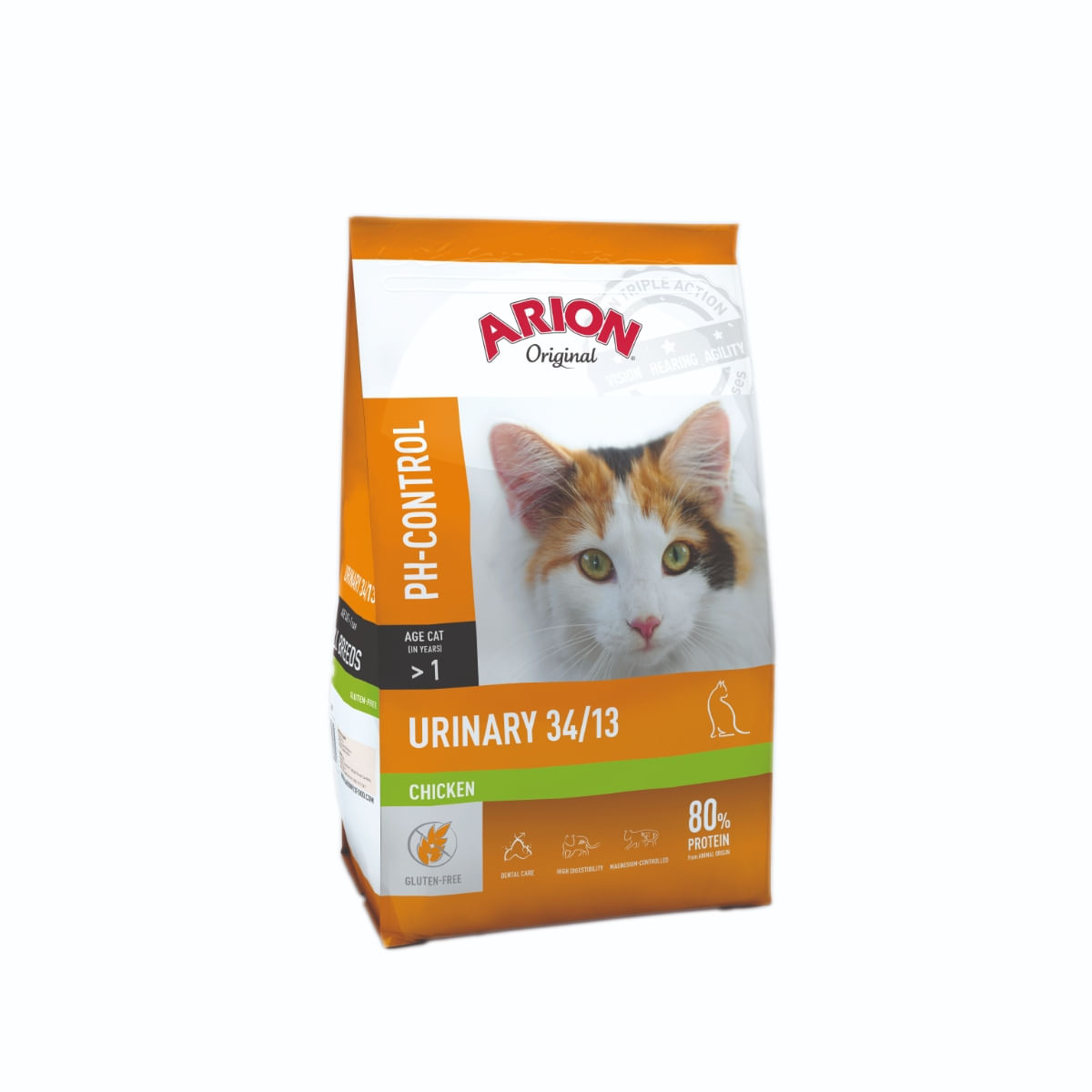 ARION Original Urinary 34/13, Pui, hrană uscată pisici, sensibilități urinare, 7.5kg - 1 | YEO