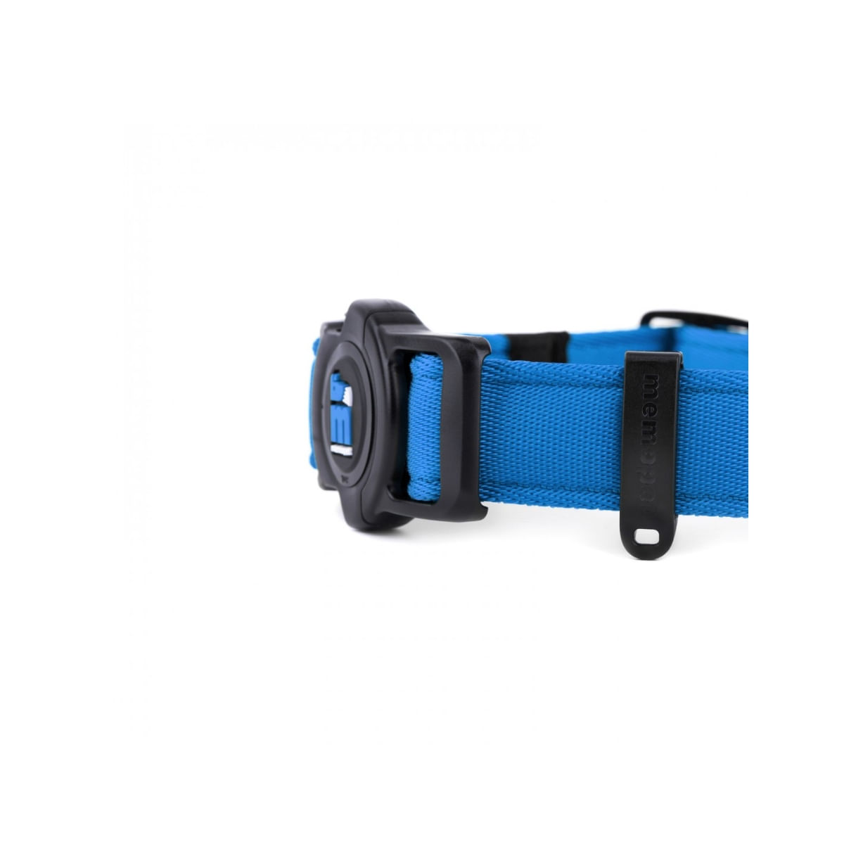 MYFAMILY Memopet, zgardă ajustabilă cu NFC câini, textil, 35-53cm, albastru