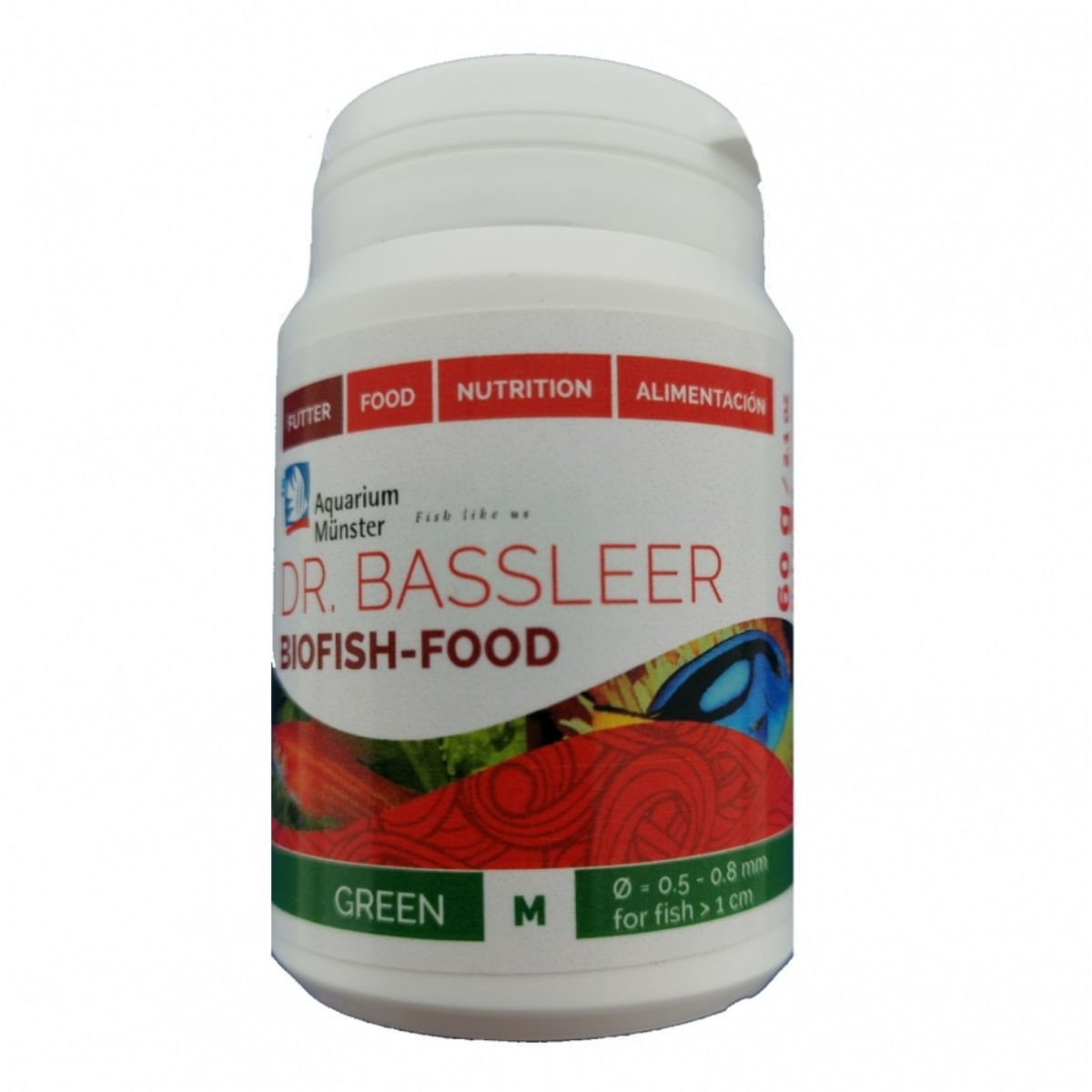 AQUARIUM MUNSTER Biofish Food GREEN M, 60g