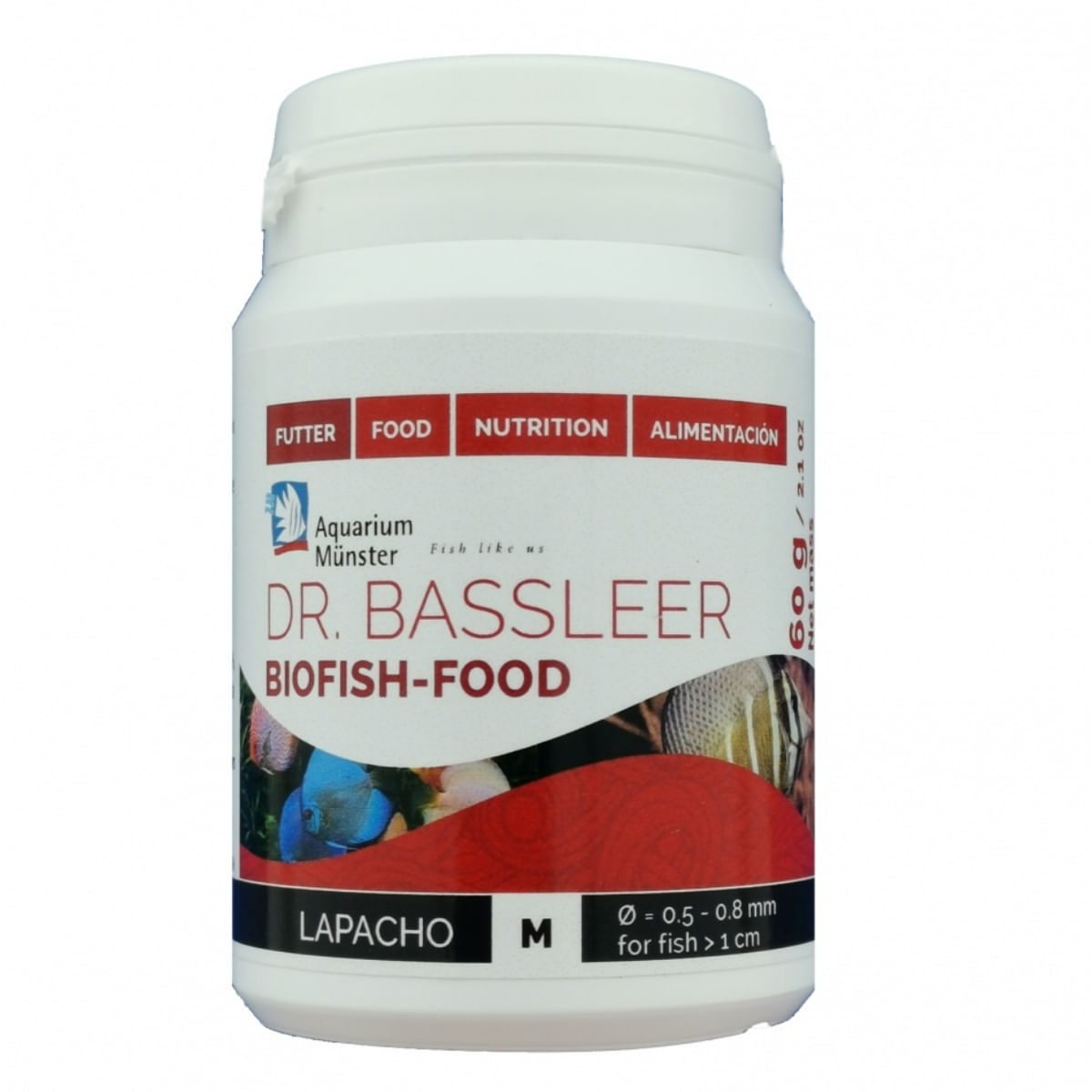 AQUARIUM MUNSTER Biofish Food LAPACHO M, 60g - 1 | YEO