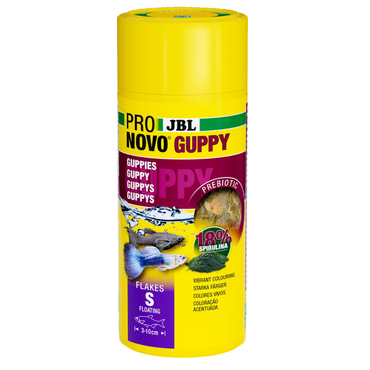 JBL Pronovo Guppy Flakes S, 250ml - 1 | YEO