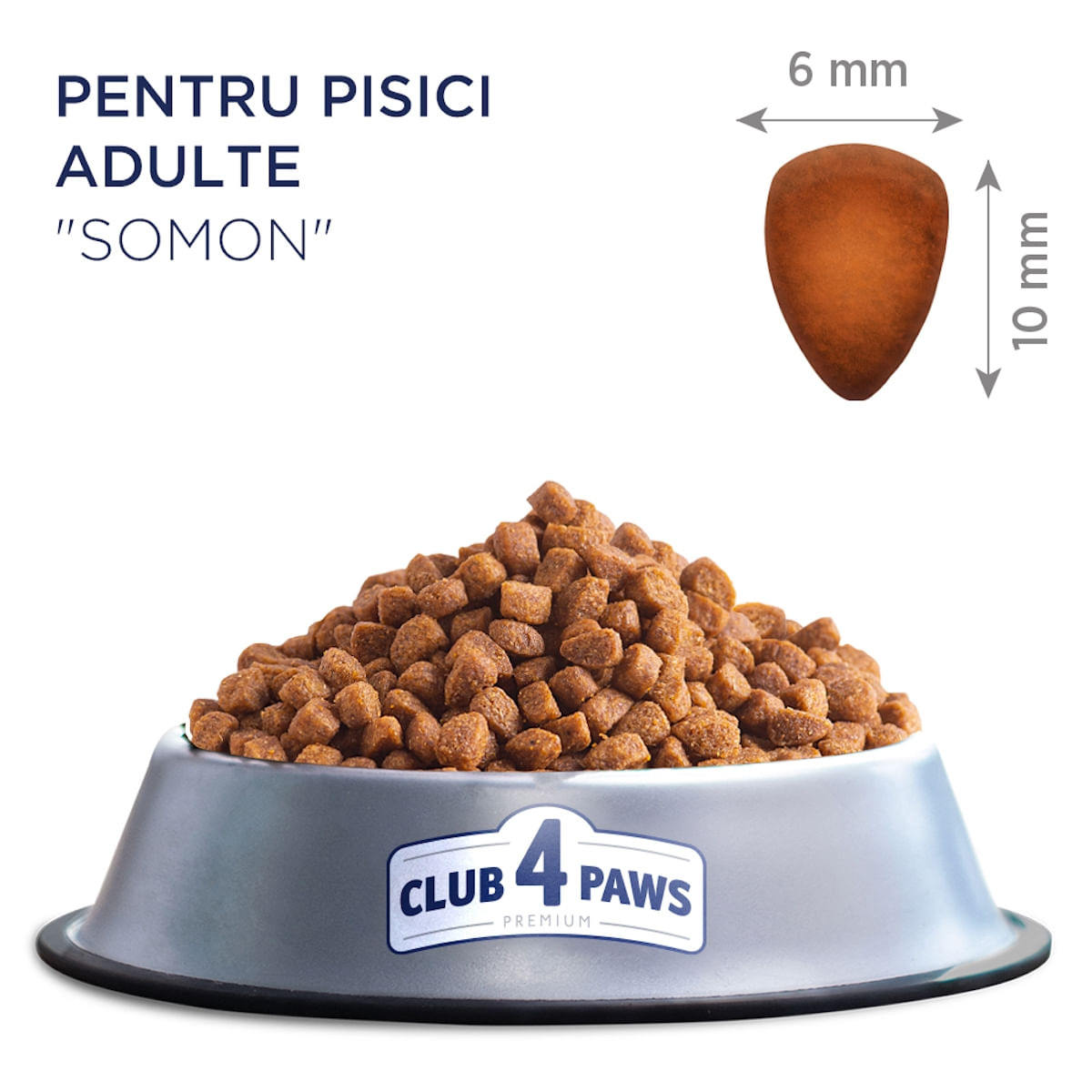 CLUB 4 PAWS Premium, Somon, hrană uscată pisici, 14kg - 4 | YEO