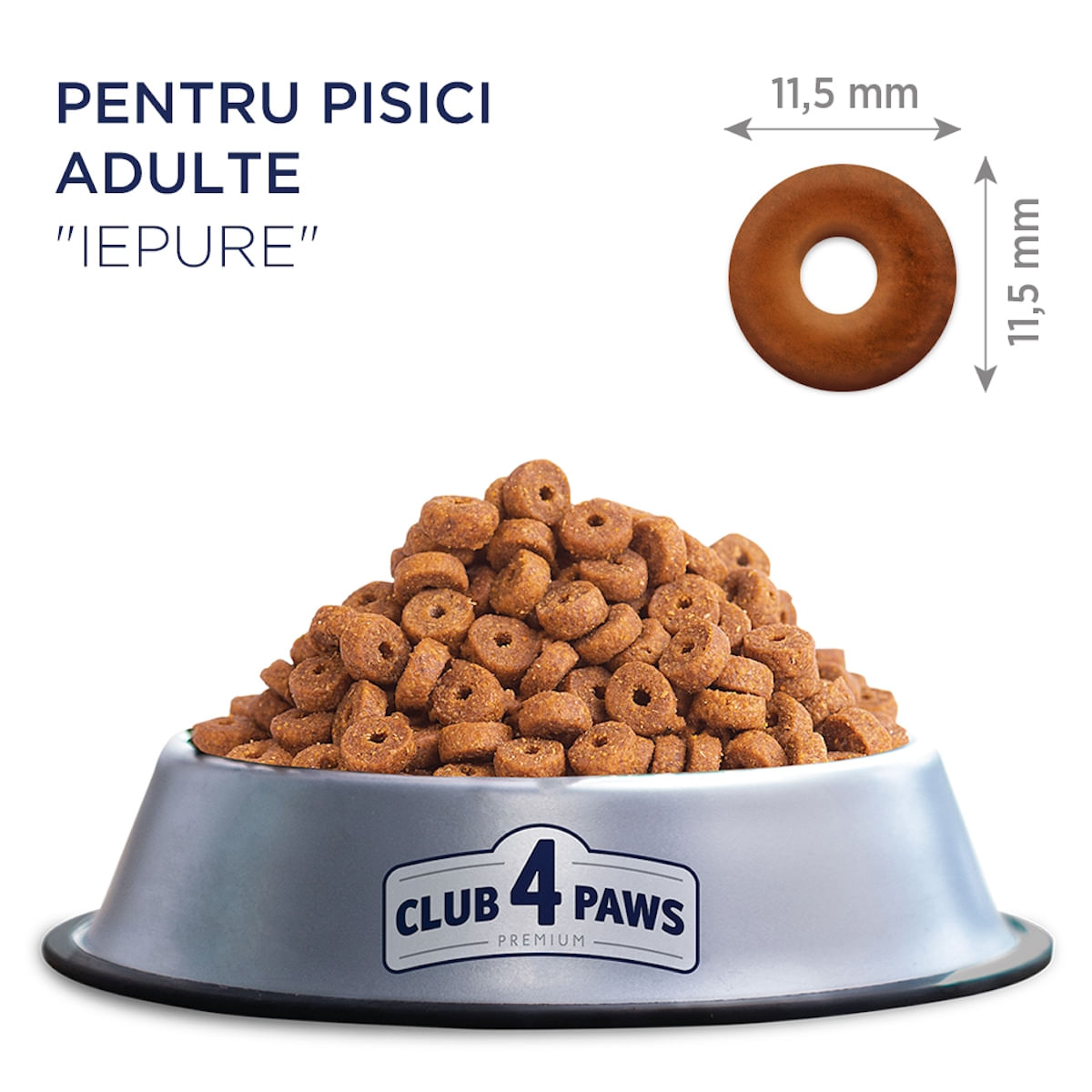 CLUB 4 PAWS Premium, Iepure, hrană uscată pisici, 2kg