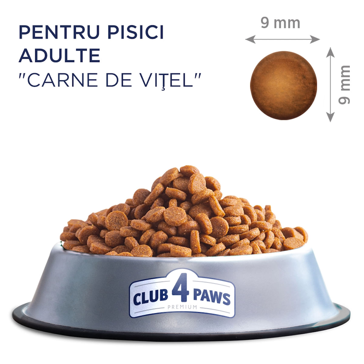 CLUB 4 PAWS Premium, Vită, hrană uscată pisici, 300g - 4 | YEO