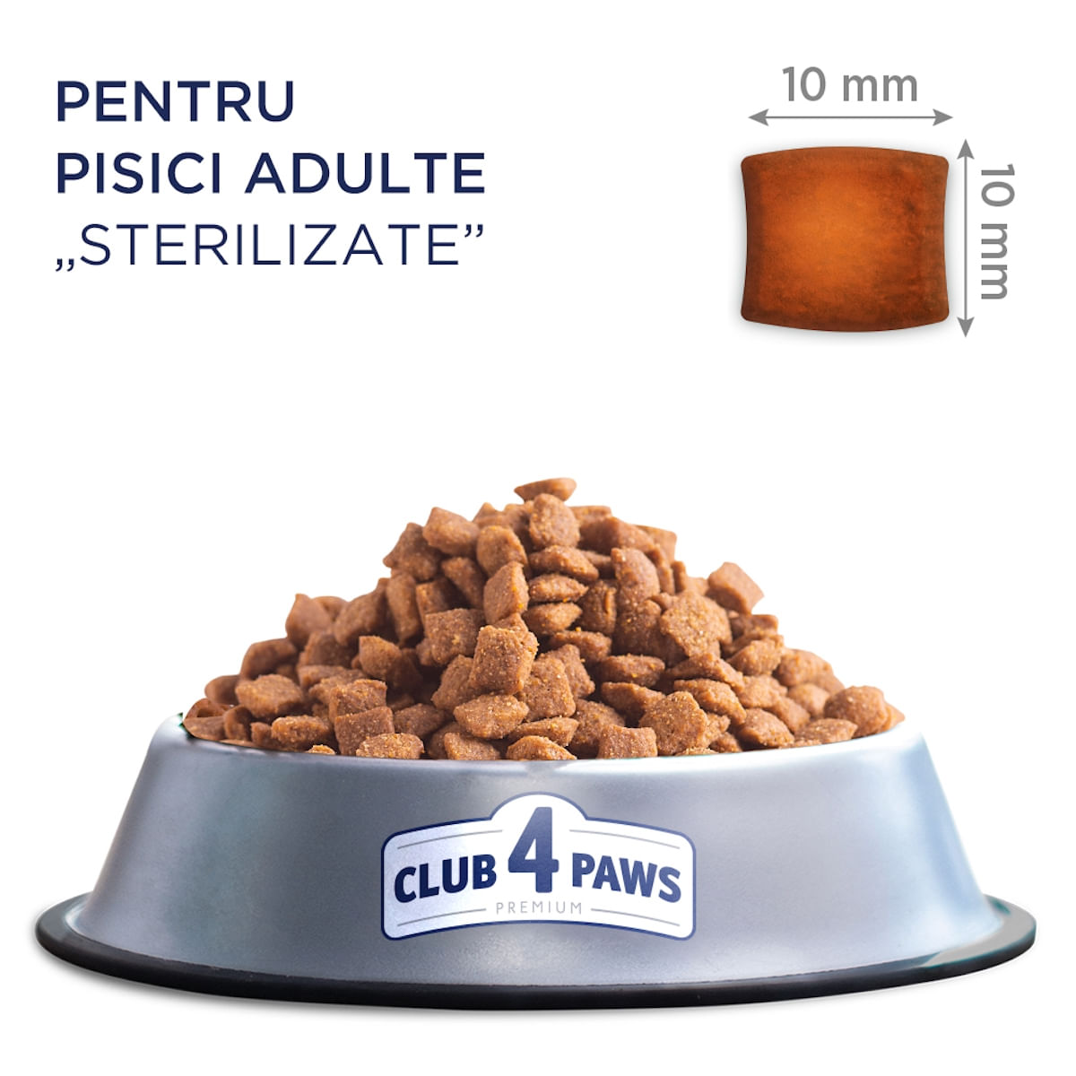 CLUB 4 PAWS Premium Sterilised, Pui, hrană uscată pisici sterilizate, 2kg - 3 | YEO