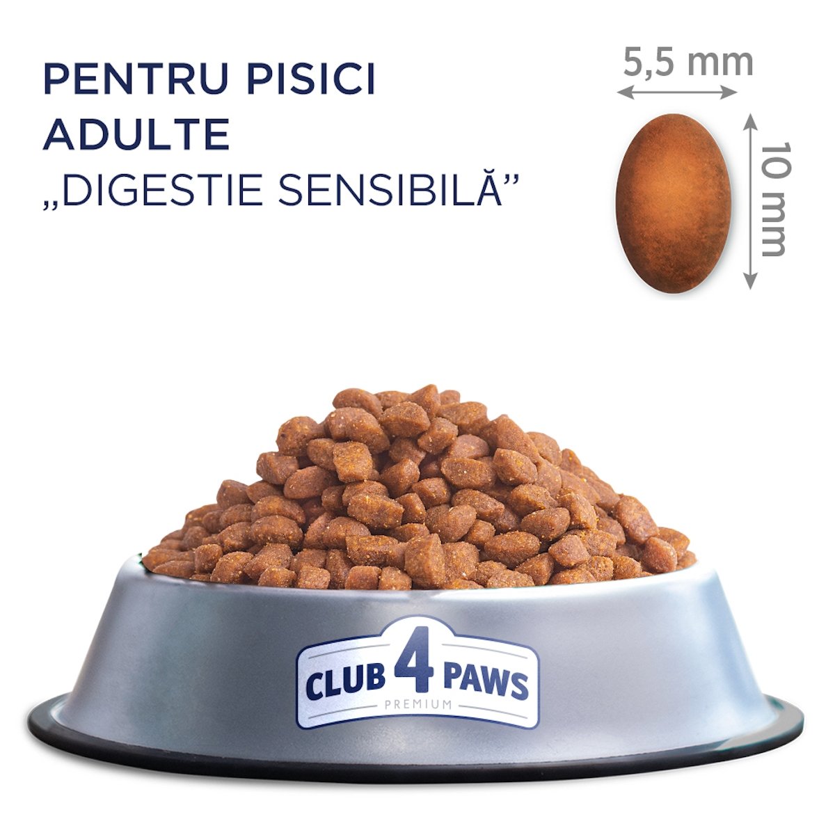 CLUB 4 PAWS Premium Sensitive Digestion, Pui, hrană uscată pisici, sistem digestiv, 14kg - 4 | YEO