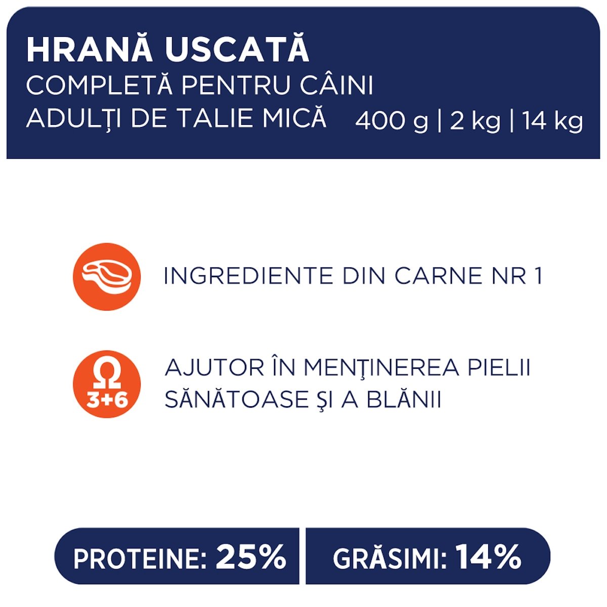 CLUB 4 PAWS Premium, XS-S, Pui, hrană uscată câini, 2kg - 1 | YEO