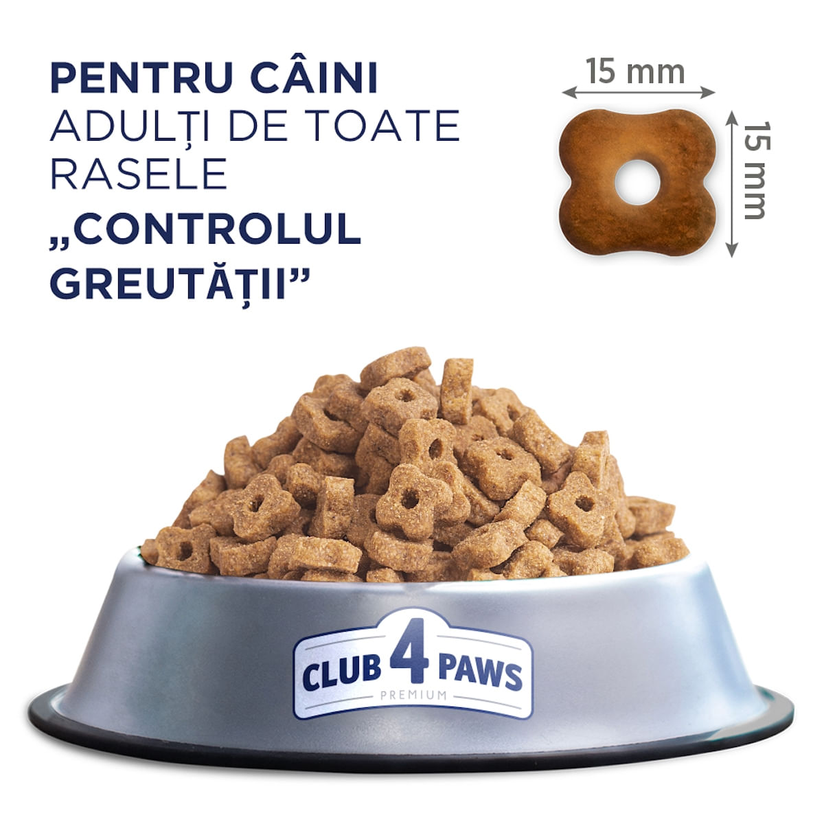 CLUB 4 PAWS Premium Light, XS-XL, Pui, hrană uscată câini, obezitate, 14kg - 1 | YEO