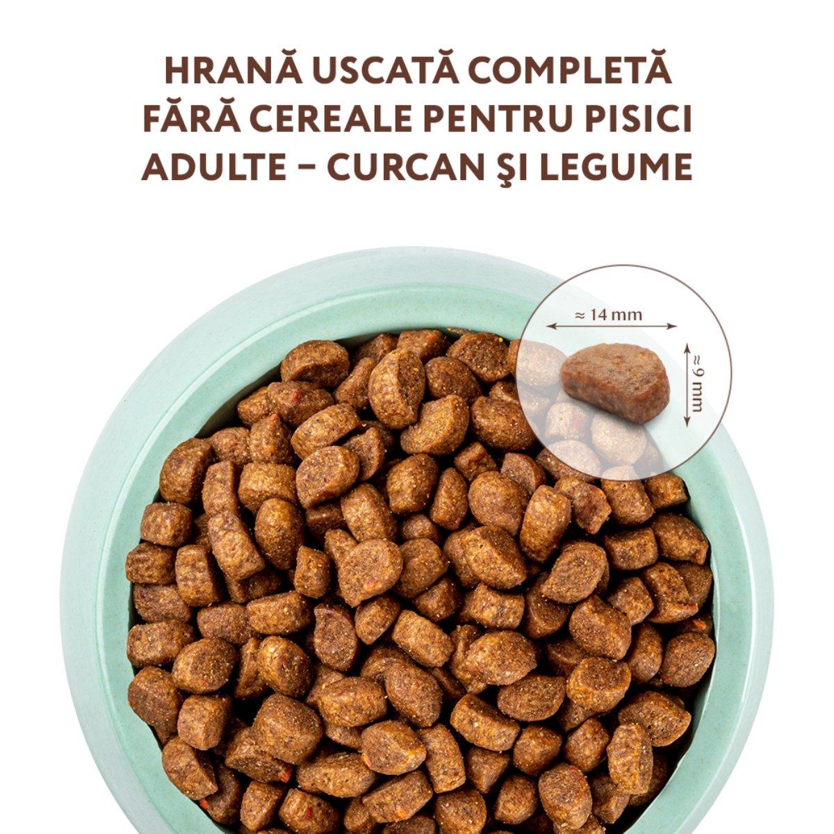 OPTIMEAL, Curcan cu legume, hrană uscată fără cereale pisici OPTIMEAL, Curcan și Legume, hrană uscată fără cereale pisici, 300g - 3 | YEO