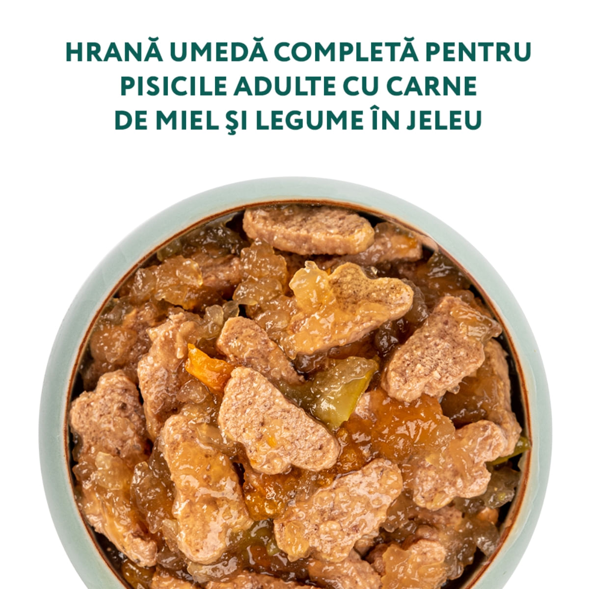 OPTIMEAL, Miel cu Legume, hrană umedă pisici, (în aspic) OPTIMEAL, Miel și Legume, plic hrană umedă pisici, (în aspic), 85g - 3 | YEO