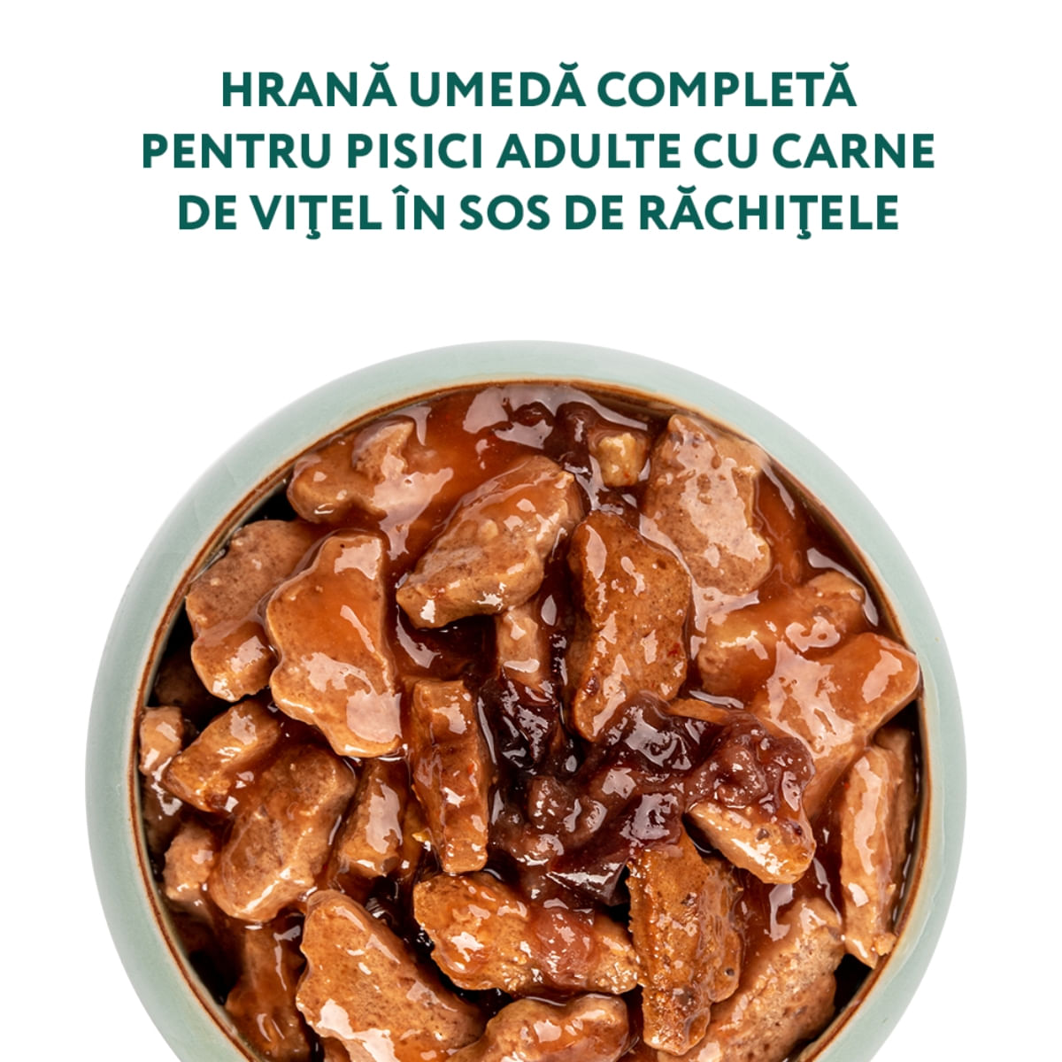 OPTIMEAL, Vită cu Merișoare, hrană umedă pisici, (în sos) OPTIMEAL, Vită, plic hrană umedă pisici, (în sos), 85g - 3 | YEO