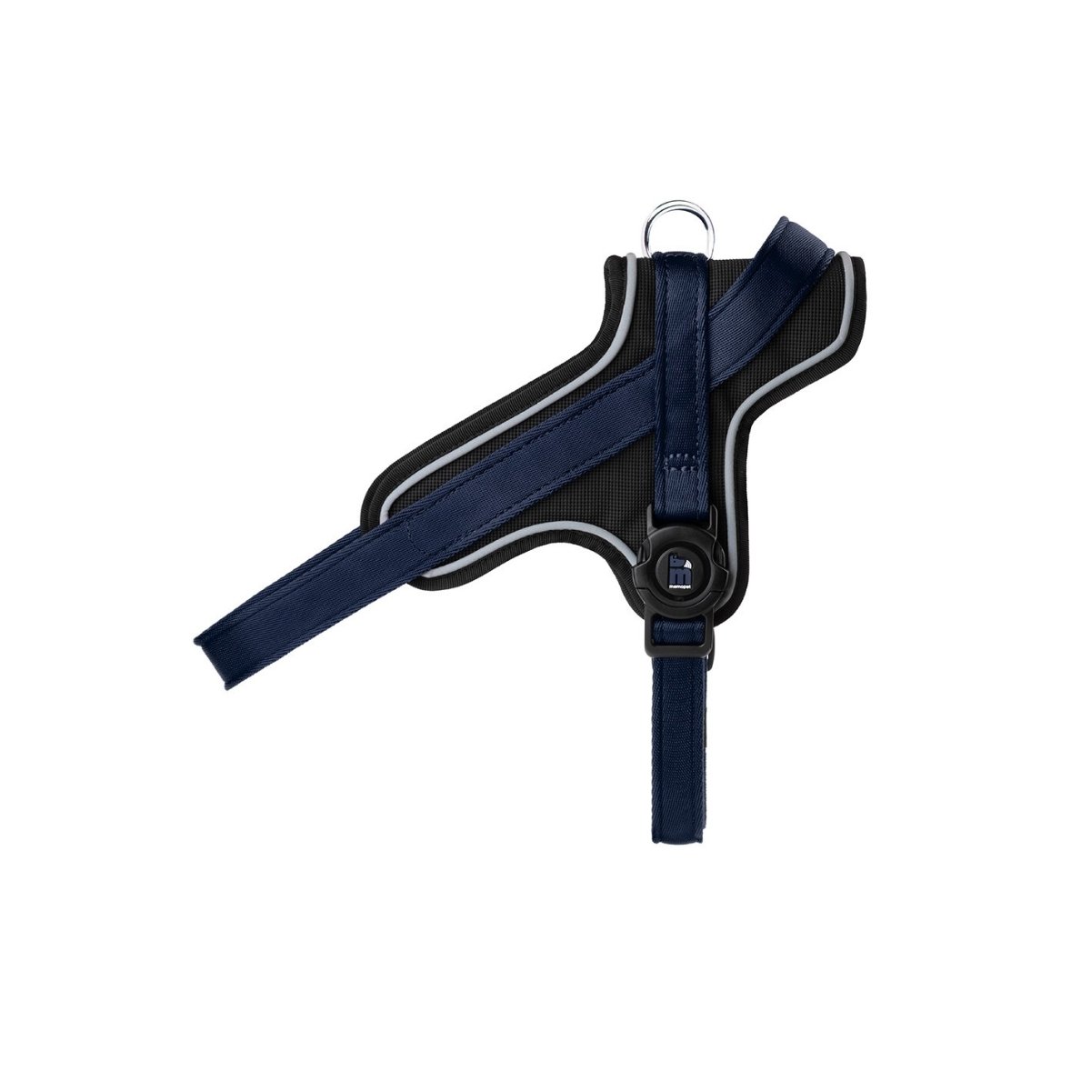 MYFAMILY Memopet, ham câini MYFAMILY Memopet, ham cu NFC câini, textil, M, 45-60cm, albastru închis - 1 | YEO