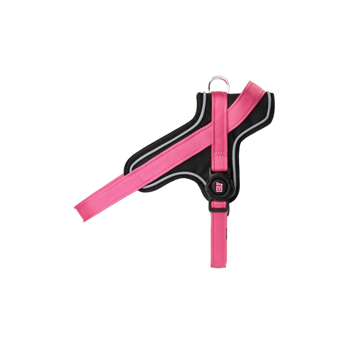MYFAMILY Memopet, ham câini MYFAMILY Memopet, ham cu NFC câini, textil, M, 45-60cm, roz