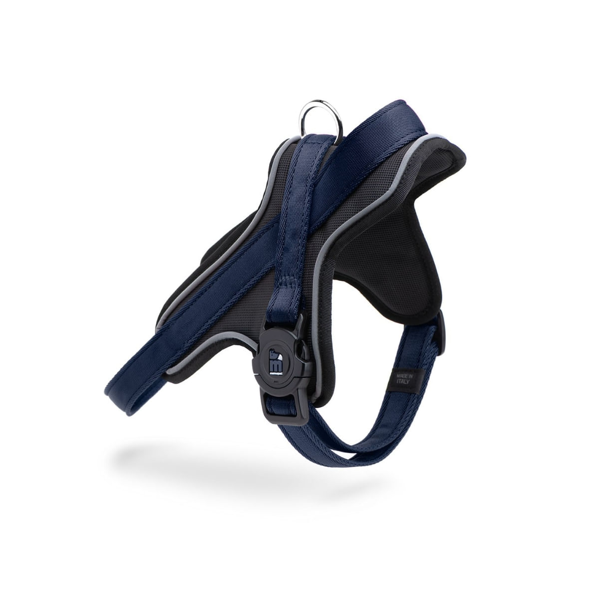 MYFAMILY Memopet, ham câini MYFAMILY Memopet, ham cu NFC câini, textil, M, 45-60cm, albastru închis - 2 | YEO