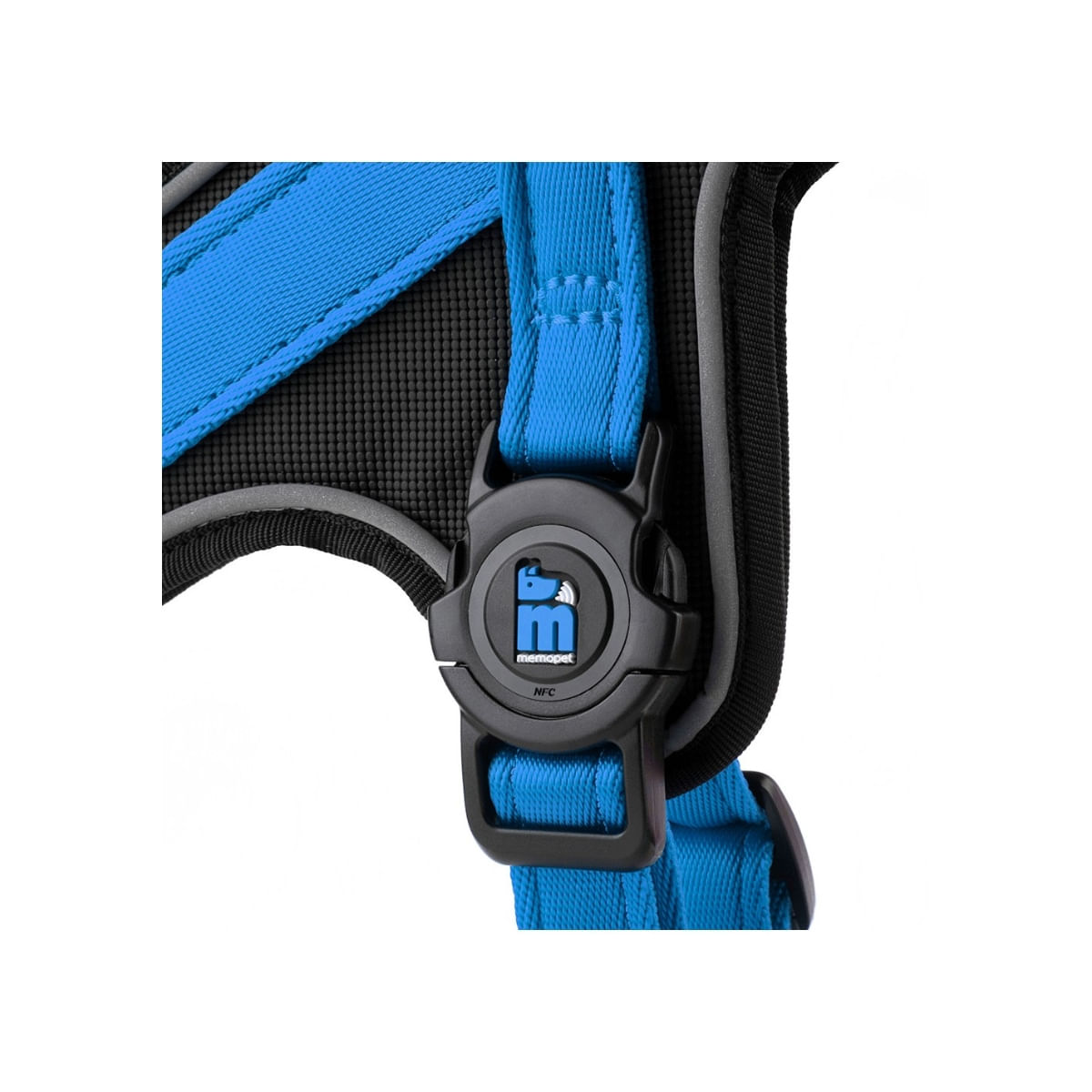 MYFAMILY Memopet, ham câini MYFAMILY Memopet, ham cu NFC câini, textil, S-M, 40-50cmcm, albastru