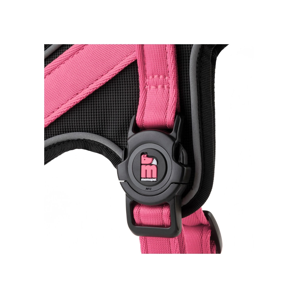 MYFAMILY Memopet, ham câini MYFAMILY Memopet, ham cu NFC câini, textil, S-M, 40-50cmcm, roz