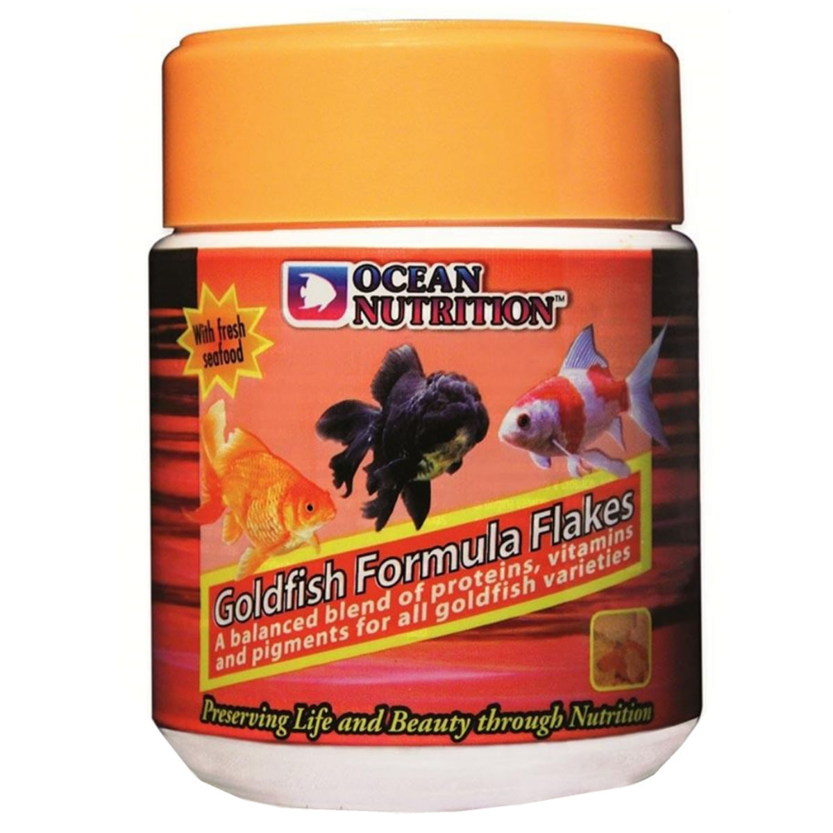 OCEAN NUTRITION Goldfish Formula Flakes, 34g - 1 | YEO