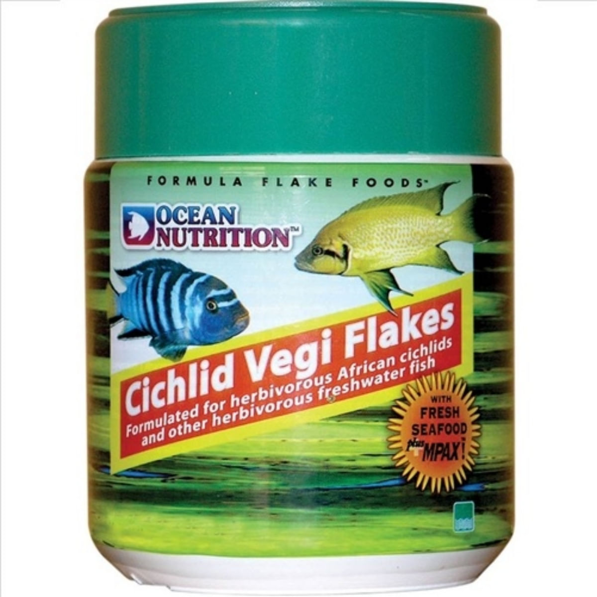 OCEAN NUTRITION Cichlid Vegi Flakes, 34g - 1 | YEO