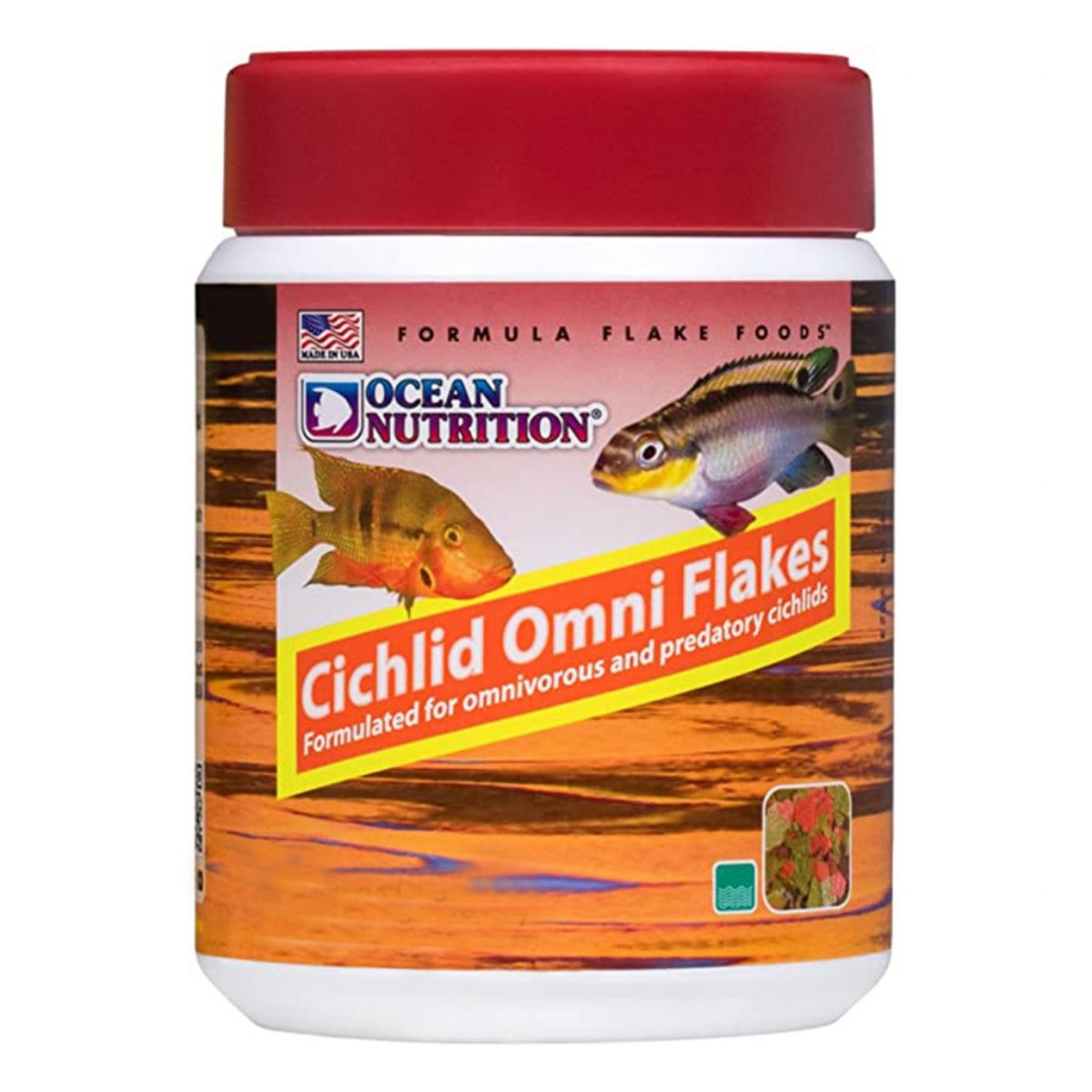 OCEAN NUTRITION Cichlid Omni Flakes, 71g - 1 | YEO