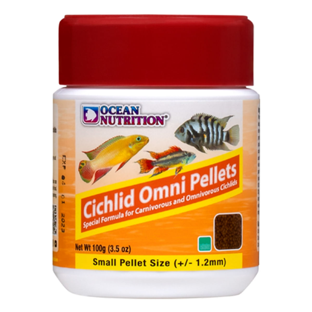 OCEAN NUTRITION Cichlid Omni Pellets Small, 100g - 1 | YEO