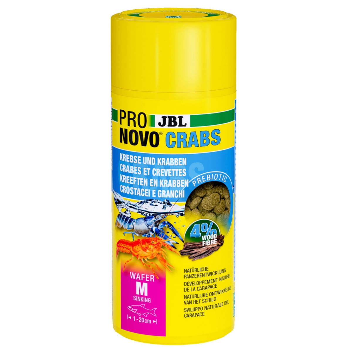 JBL Pronovo Crabs Wafer M, 250ml