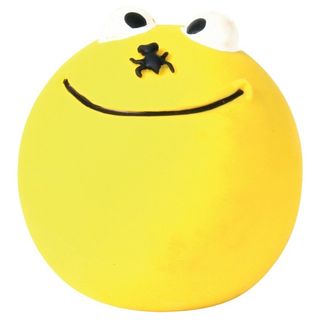 Trixie, jucărie minge smiley câini, cu sunet, latex, 6cm, multicolor
