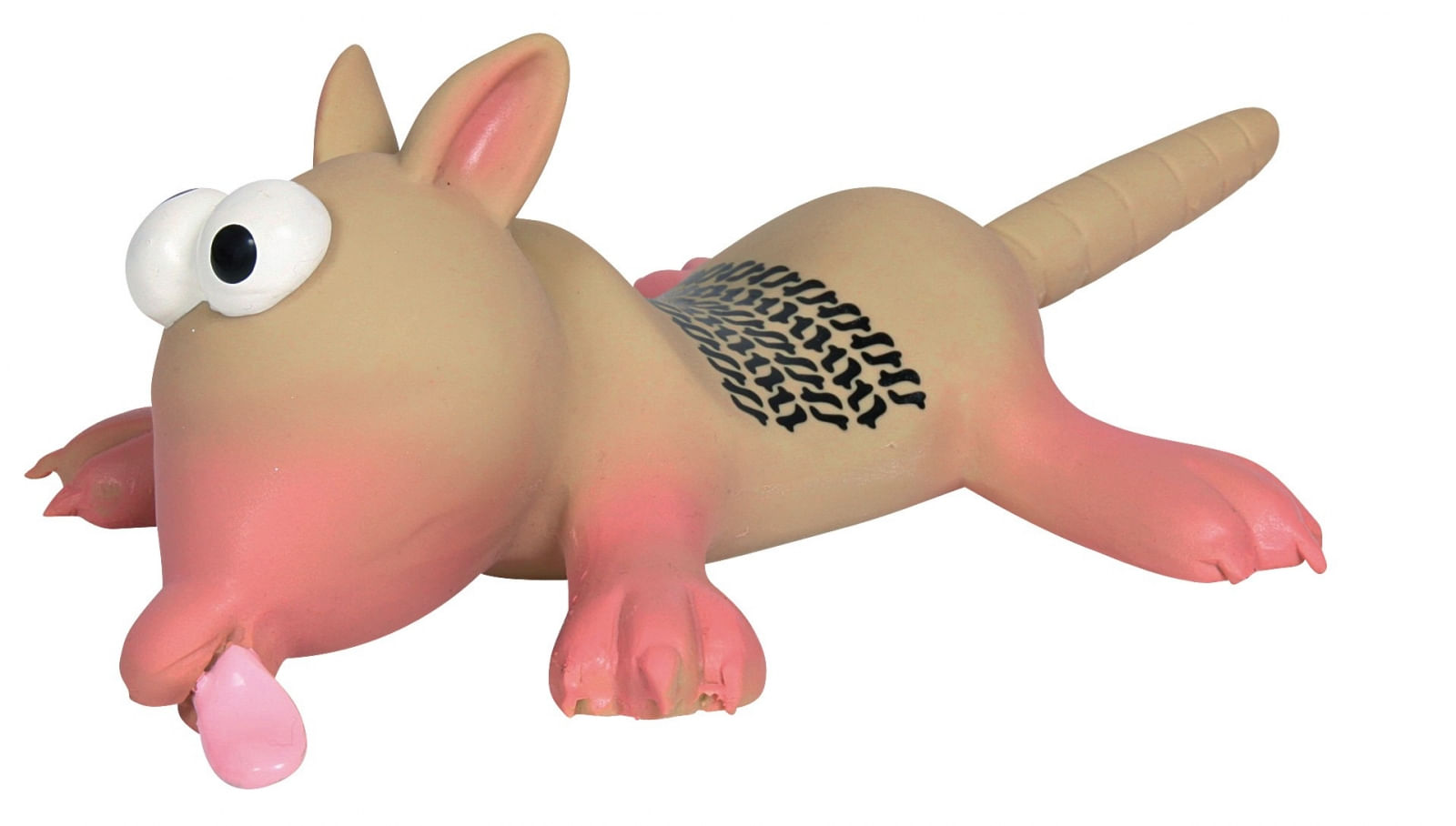 Trixie, jucărie șobolan câini, cu sunet, latex, 22cm, multicolor