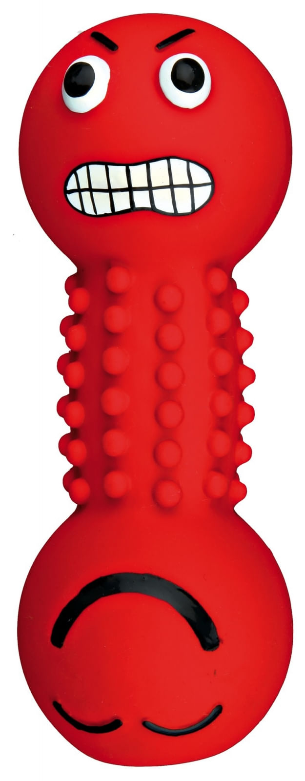 Trixie, jucărie aport smiley câini, latex, 19cm, multicolor