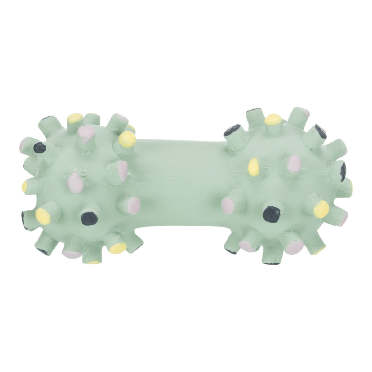 Trixie, jucărie mini-ganteră câini juniori, latex, 10cm, multicolor - 1 | YEO