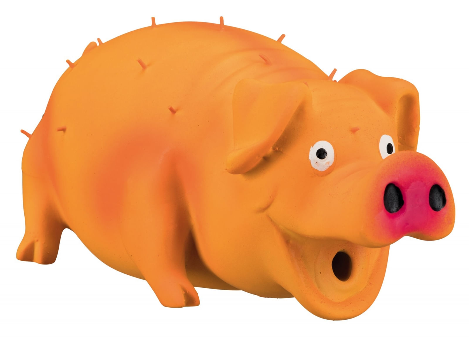 Trixie, jucărie porc cu țepi câini, cu sunet original, latex, 21cm, multicolor