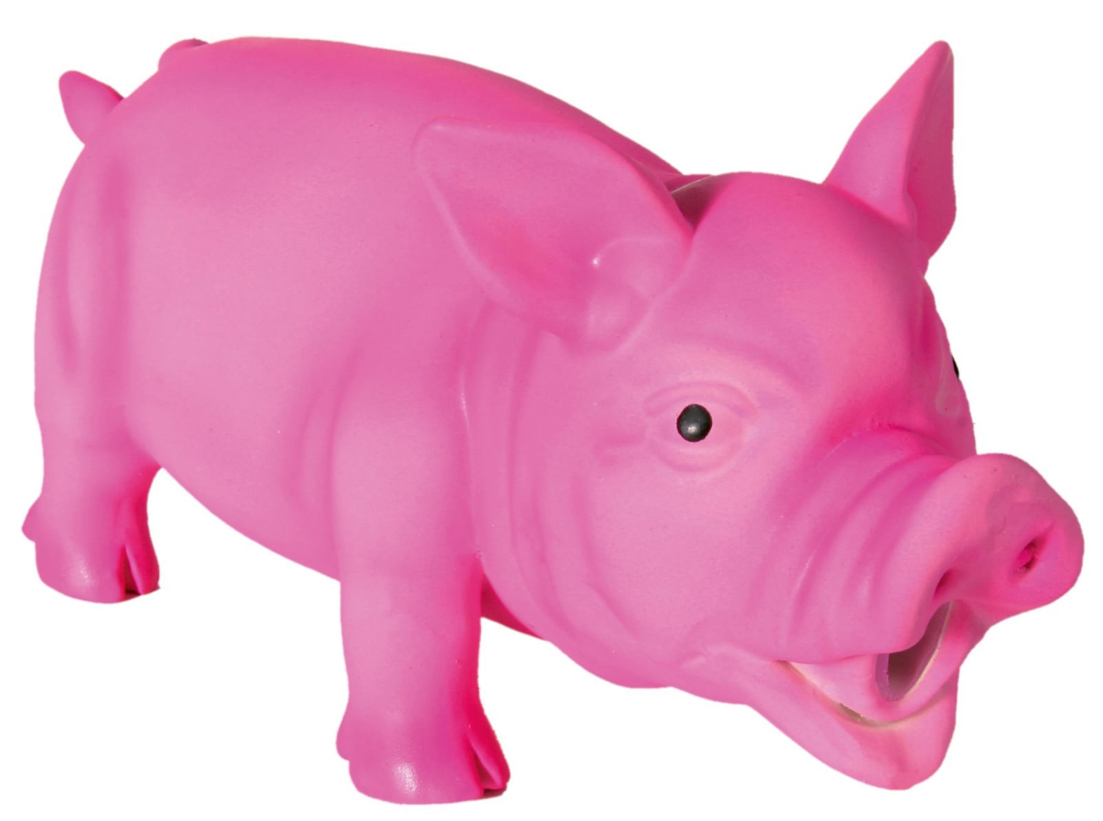 Trixie, jucărie porc câini, cu sunet original, latex, 17cm, multicolor