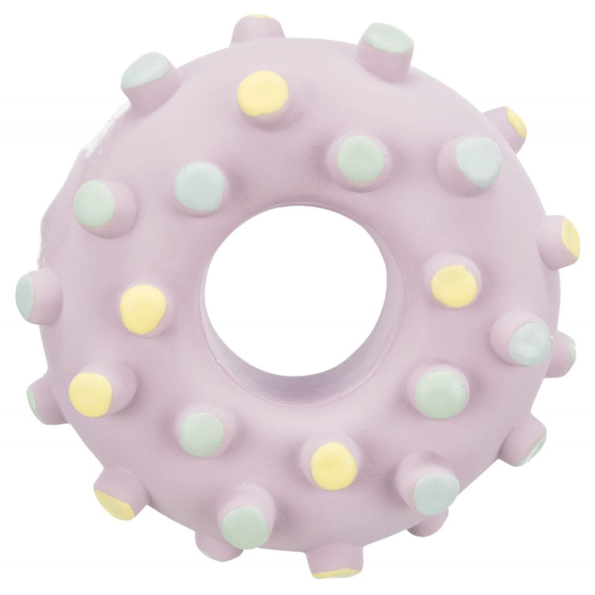 Trixie, jucărie mini-ring câini, latex, 8cm, multicolor - 1 | YEO