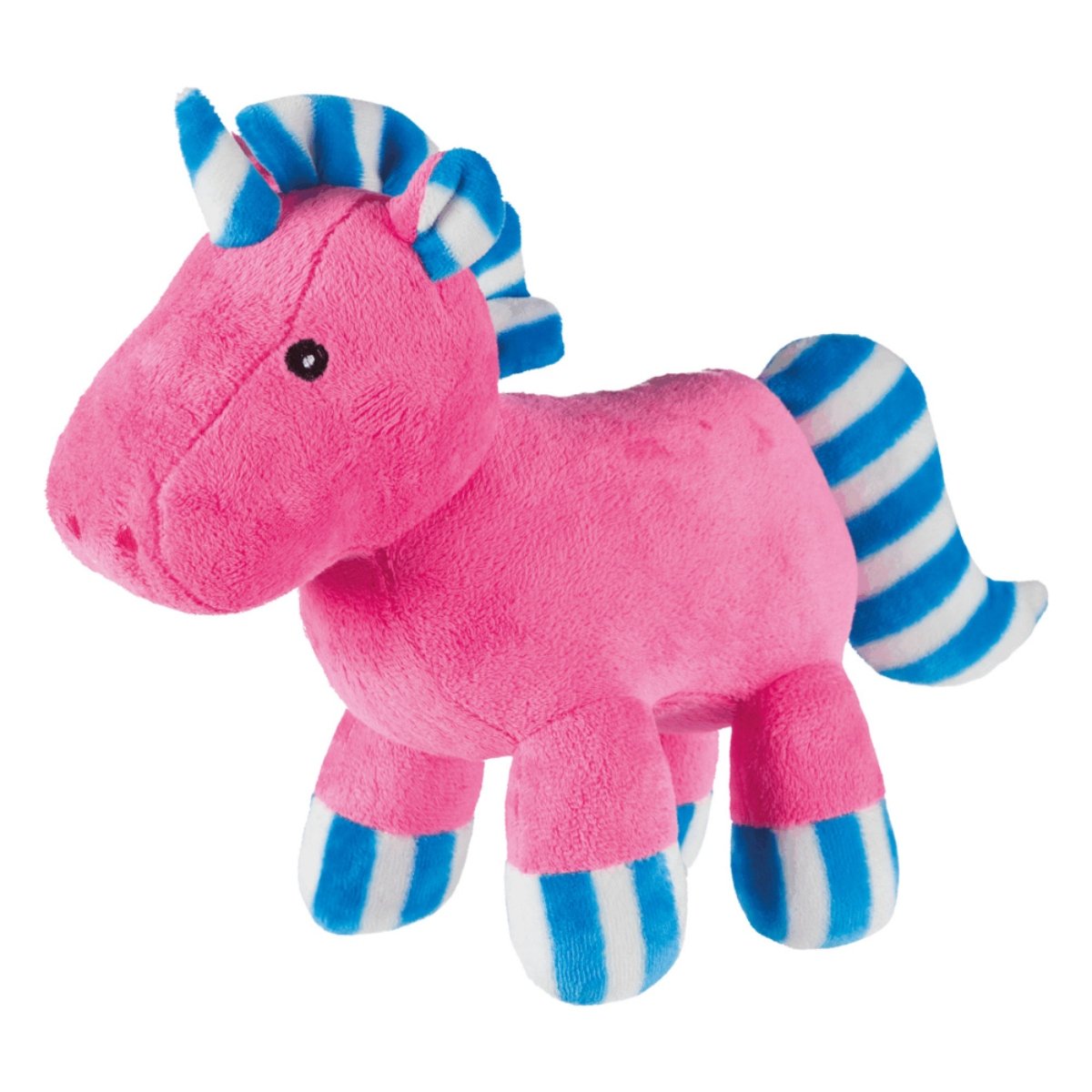 Trixie, jucărie cal unicorn câini, cu sunet, pluș, 28cm, multicolor - 1 | YEO