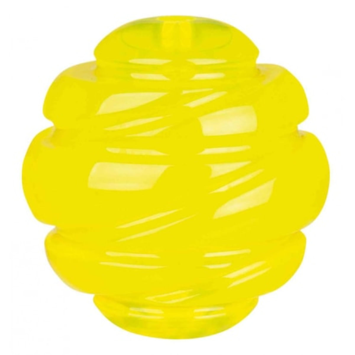 Trixie, jucărie sporting ball plutitor câini, plastic, 8cm, galben