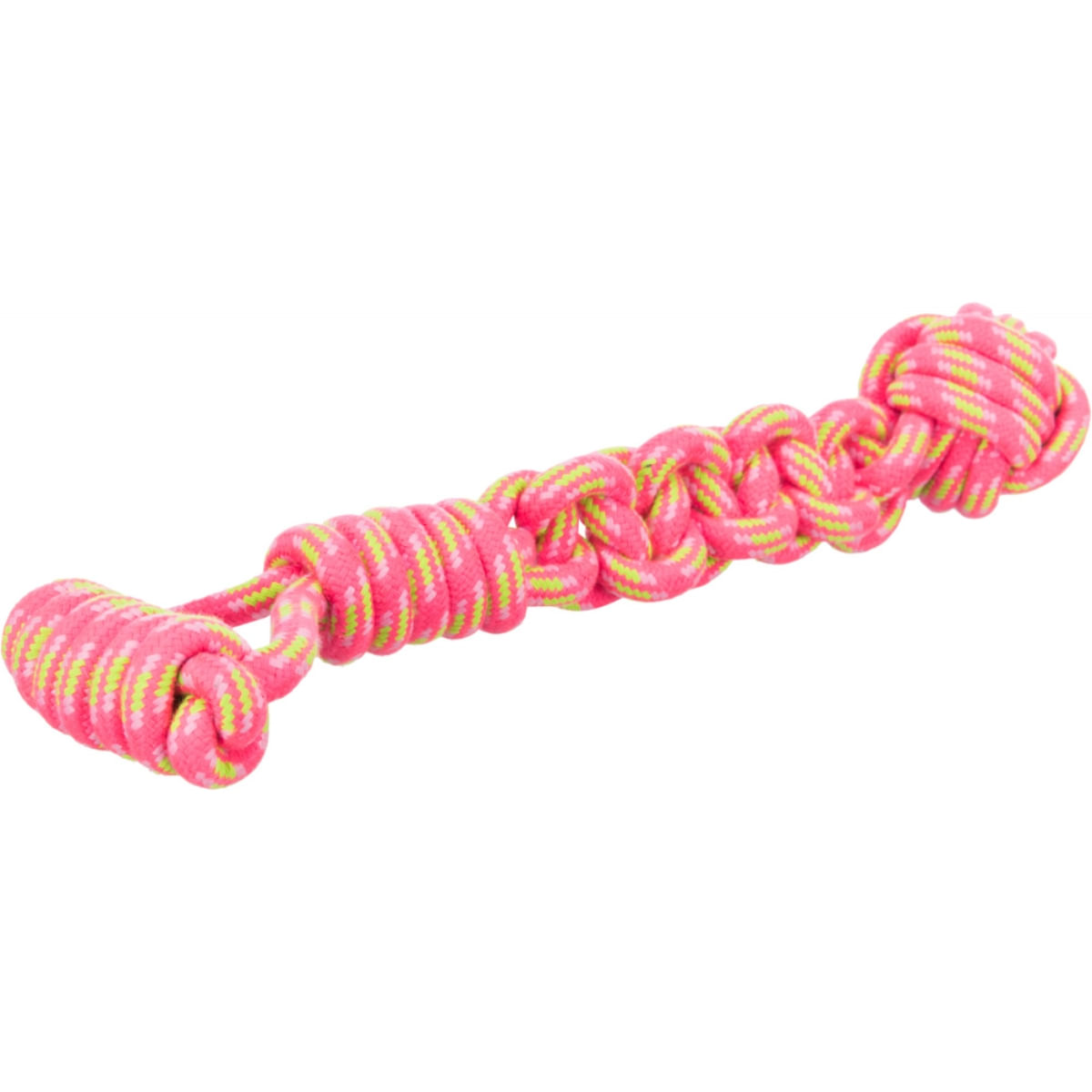 Trixie, jucărie franghie cu minge câini, 8/38cm, multicolor