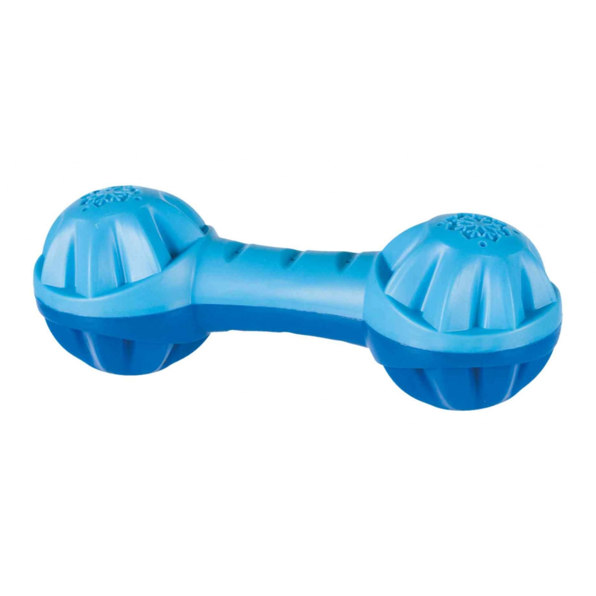 Trixie, jucărie răcoritoare dumbbell os câini, cauciuc, 18cm, multicolor