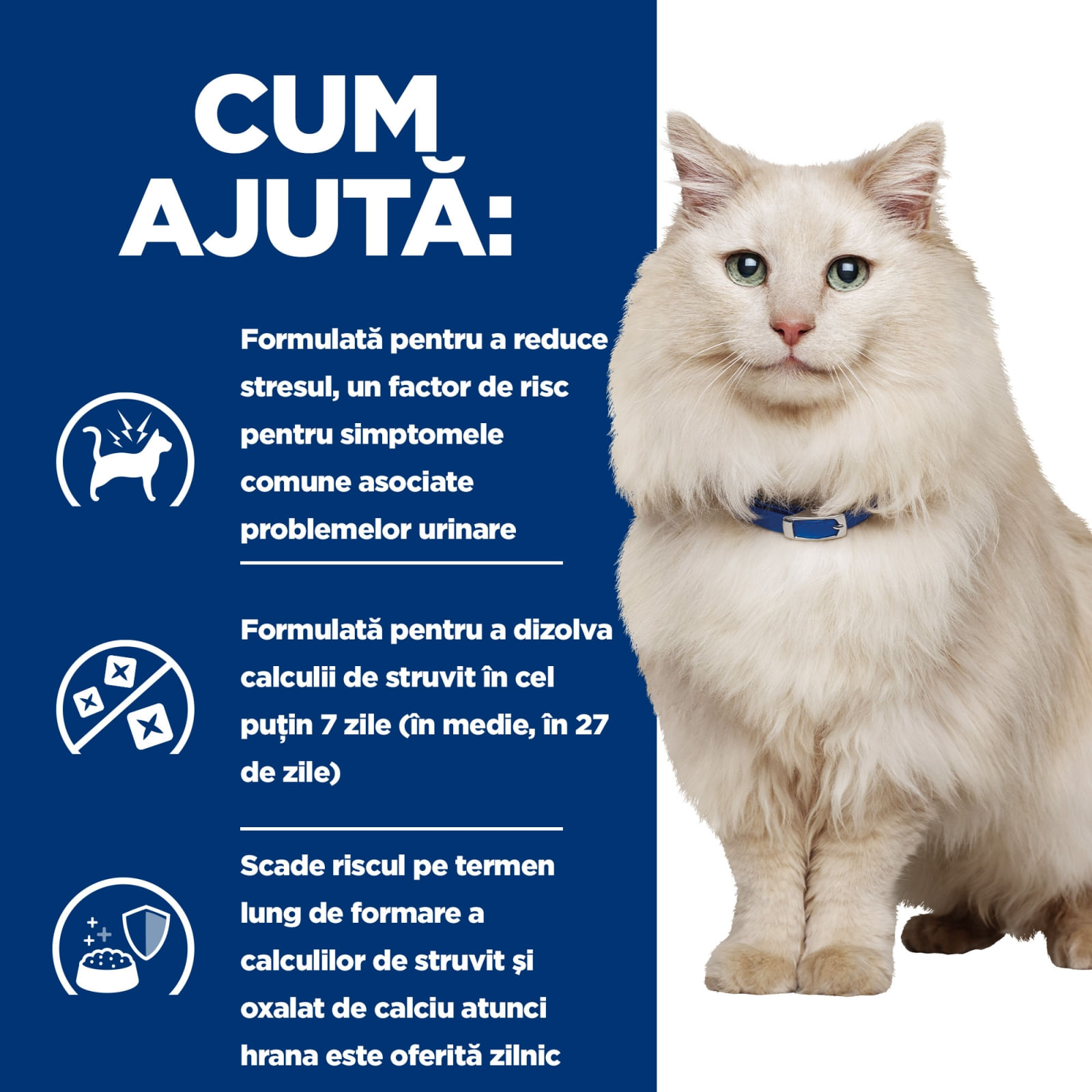 HILL&#039;S Prescription Diet c/d Multicare Stress, Somon, dietă veterinară, plic hrană umedă pisici, sistem urinar, (în sos), bax, 85g x 12buc