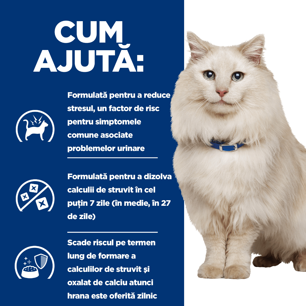 HILL&#039;S Prescription Diet c/d Multicare Stress, Somon, dietă veterinară, plic hrană umedă pisici, sistem urinar, (în sos), bax, 85g x 12buc