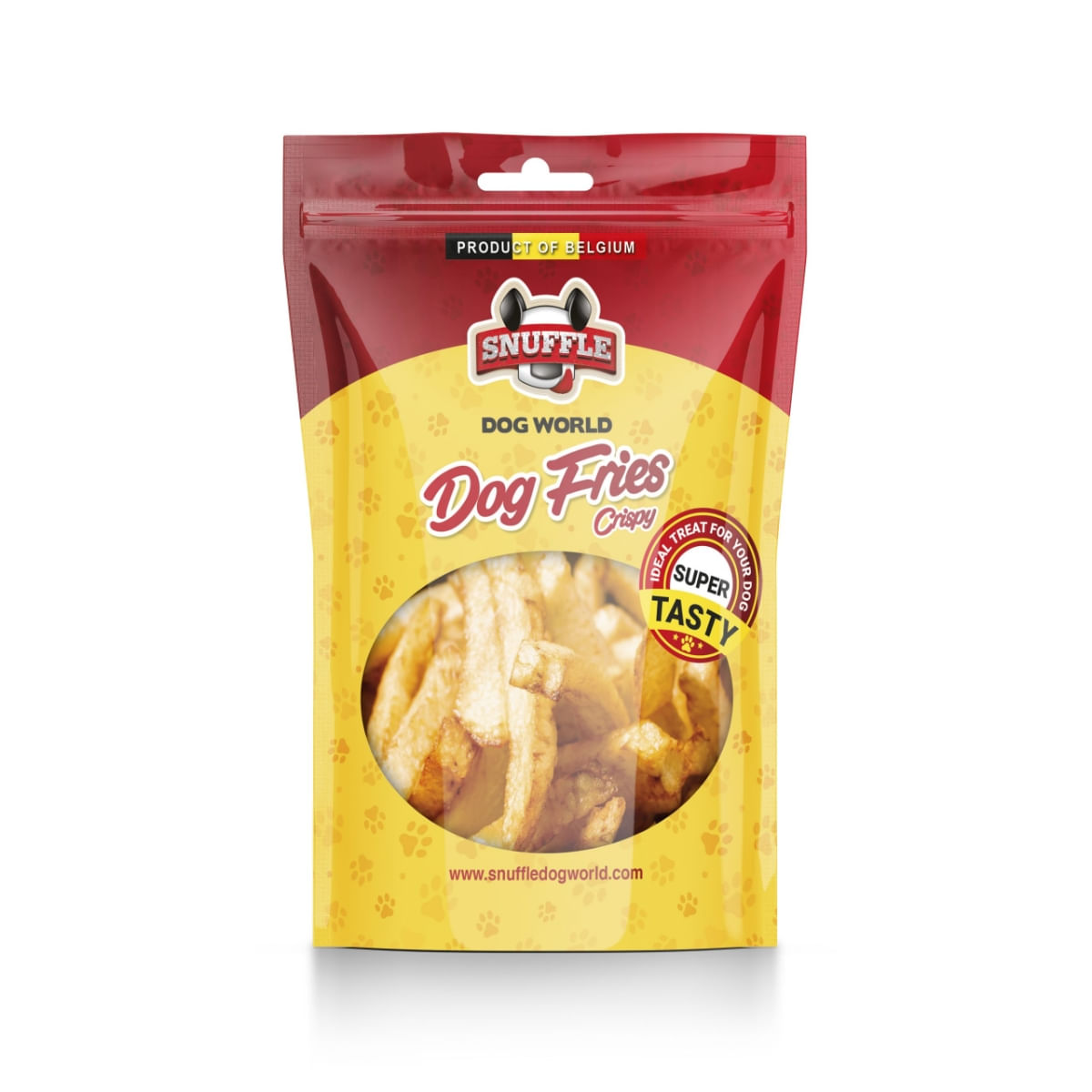 SNUFFLE DOG Fries, cartofi prăjiți crocanți, recompense câini, 40g