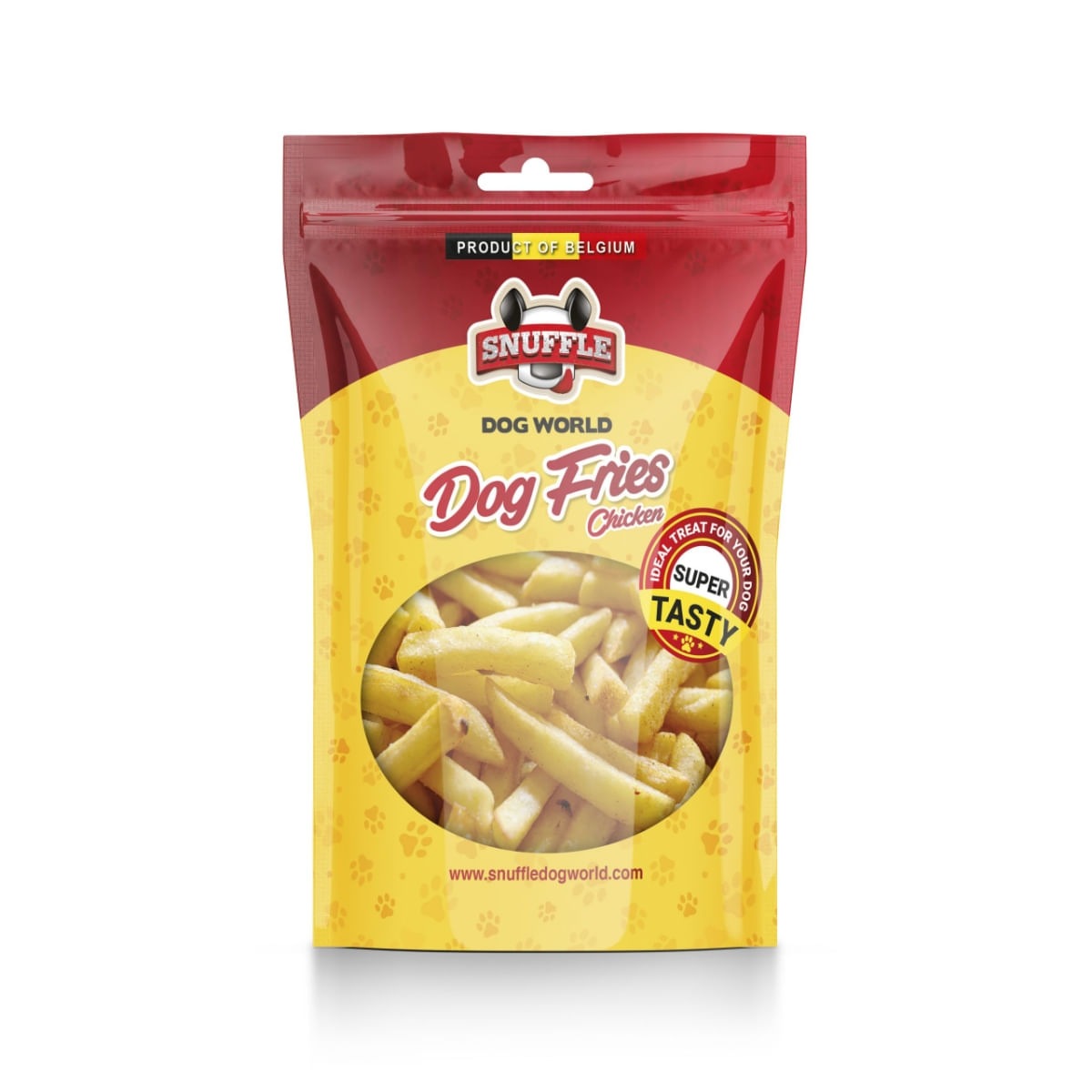 SNUFFLE DOG Fries, Pui, cartofi prăjiți, recompense câini, 40g - 1 | YEO